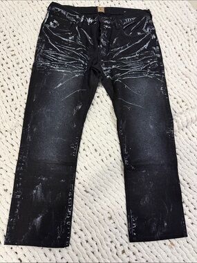 PRPS Black Washed Straight Men's Jeans